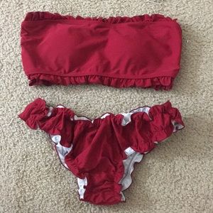 Brand New Maroon SHEIN Bikini Set (SIZE L)